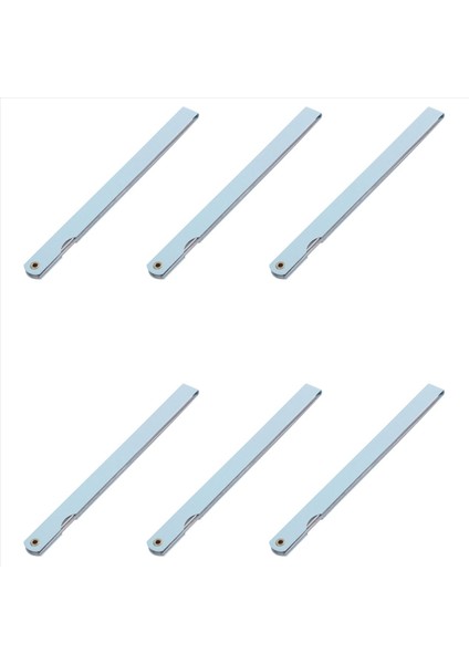 6pcs 200MM Uzunluğunda 17 Yaprak 0 02MM-1 0mm Boşluk Kalınlığı Feeler Gauge Gage (Yurt Dışından)