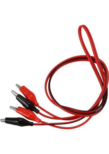 2x 1m Çift Uçlu Timsah Klipsleri Testi Kurşun Jumper Teli (Yurt Dışından) fiyatları