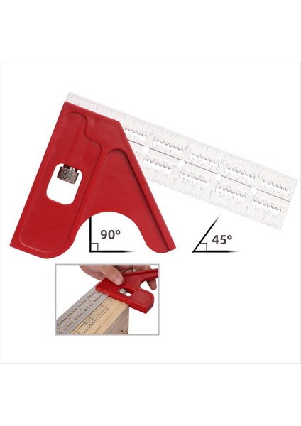 Ağaç Işleme Alüminyum Alaşım Kombinasyon Kaliperleri Ağaç Işleme Hattı Işaretleme Ayarlanabilir Cetvel Hassas Donanım Araçları (Yurt Dışından) fiyatları