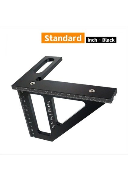 Carpenter Square Alüminyum Çevrelik Üçlü Cetvel Hassas Delik Scribriber Ahşap Işleme Kare Prestor 45/90 Düzenli Kırmızı (Yurt Dışından) indirimleri