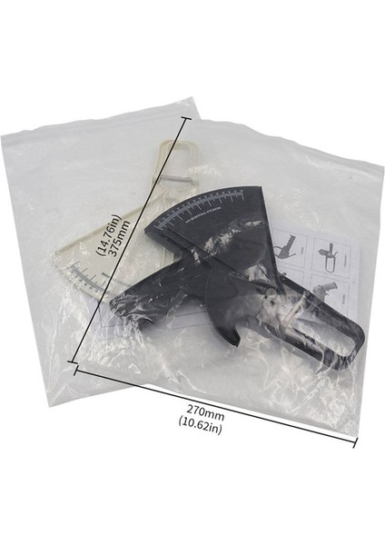 Hassas Kaliper Sebum Kaliper Yağ Klips Sebum Kaliper Yağ Kalınlığı Ölçüm Cetveli Kişisel Yağ Cetvel Beyaz (Yurt Dışından) fırsatları