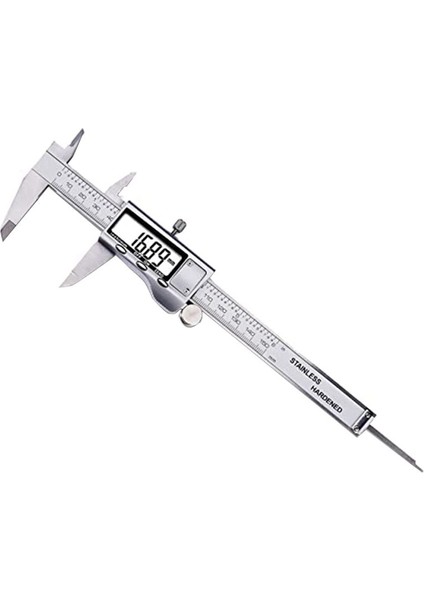 Dijital Kaliper Ölçüm Aracı Dijital Mikrometre Paslanmaz Çelik Veri Caliper Inç/mm Dönüşüm (6 INÇ/150 Mm) (Yurt Dışından)