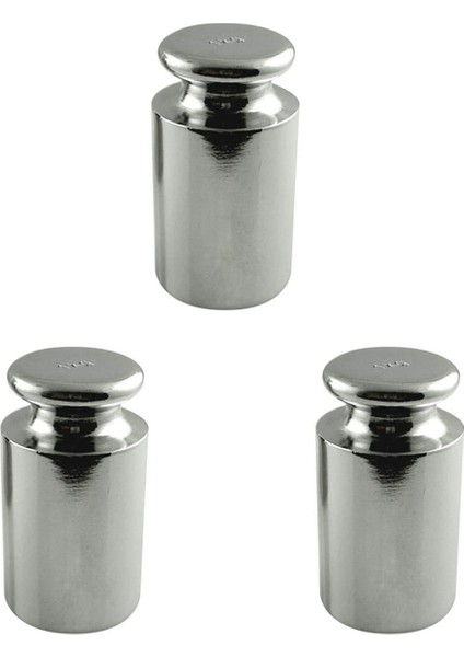 Aws Dijital Ölçeği Karbon Çelik Krom Kaplama 1000G (1kg Wgt) Için 3x Kalibrasyon Ağırlığı (Yurt Dışından)