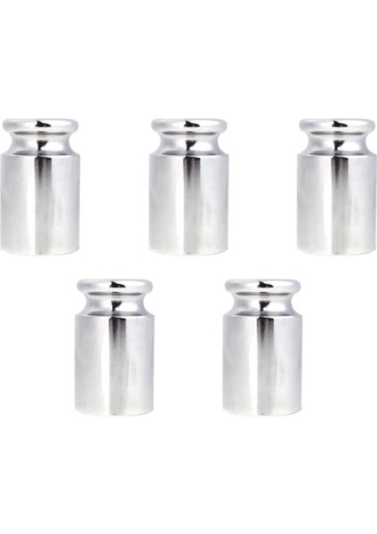 5x Ağırlık 1000G Krom Kaplama Kalibrasyonu Gram Ölçekli Dijital Ölçekli Denge Gümüş Beyaz (Yurt Dışından)