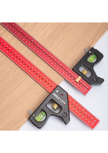 Göstergeler Ağır Hizmet Tipi Ahşap Işleme Çok Işlevli Birleşik Kare Açı Cetvel 40 cm Uzunluğunda Hareketli Açı Cetvel (Yurt Dışından) fiyatları