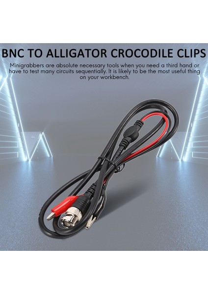 Osiloskop Probları Bnc&#39 Den Timsah Timsah Klipsleri Bnc&#39 Den Mini Kanca Kurşunları Bnc&#39 Ye Çift Istifleme Muz Erkek Fiş Kablosu (Yurt Dışından) fırsatları