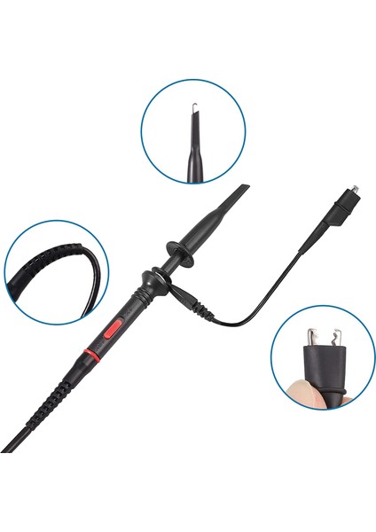 Aksesuarlı P2200 Osiloskop Probu 200MHZ Osiloskop Klips Probları 1x 10X Bnc Mini Grabber Test Kue (Yurt Dışından) indirimleri