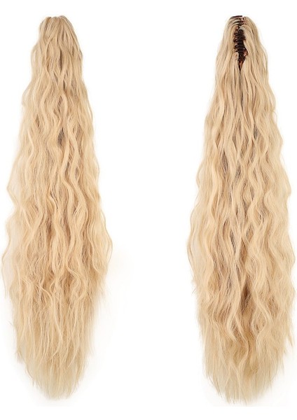 Tokalı Kabarık Dalgalı At Kuyruğu / Balköpüğü Beyaz Platin Röfleli fiyatları