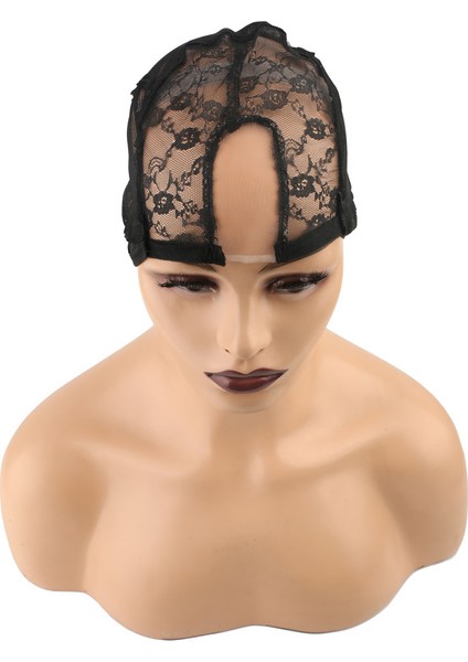 Küçük U Lace Tül Peruk Dikim Filesi / Siyah fiyatları