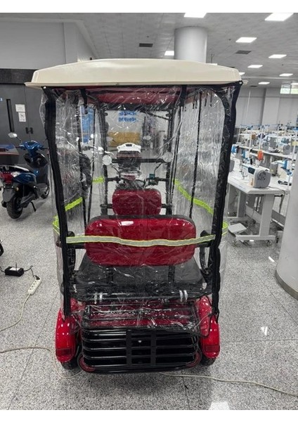 Üç Tekerli Elektrikli Motor Brandası ve Çatısı Kışlık (3 Kişilik Modeller) modelleri