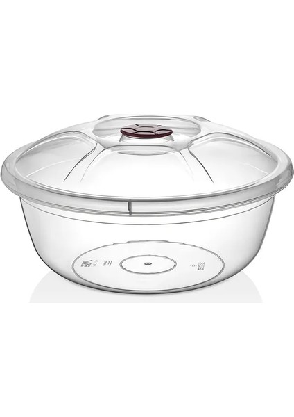 0 No Hamur Leğeni Şeffaf 3.5 Lt ROYALEKS-MRD229