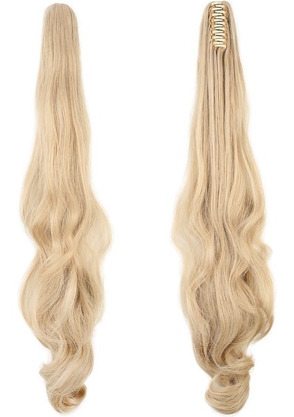 Tokalı Dalgalı At Kuyruğu / Kumral Beyaz Platin Röfleli modelleri