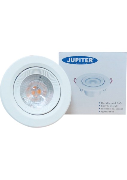 Sıva Altı 5W 6500K Hareketli LED Spot LS458