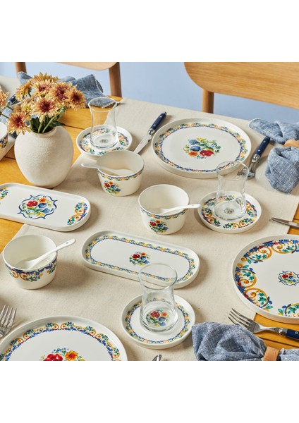 Stream Bone Vita 34 Parça 6 Kişilik Kahvaltı Takımı