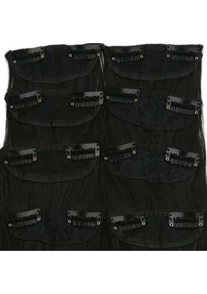 Fiber Sentetik Düz 8 Parça Çıt Çıt /siyah fiyatları