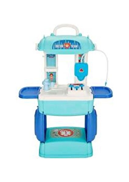 Parstek Çantalı Portatif Doktor Seti 5 - 7 Yaş İçin Taşınabilir Oyun Seti modelleri