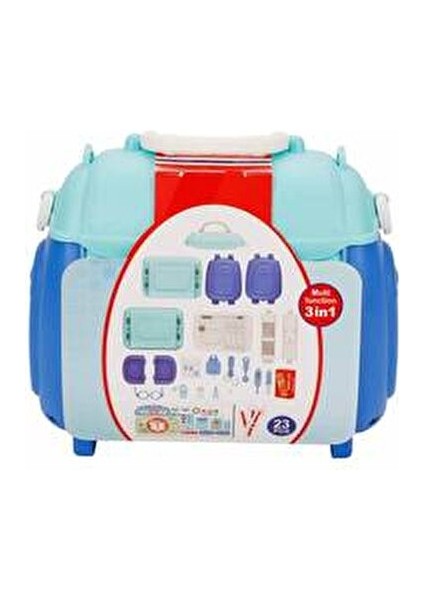 Parstek Çantalı Portatif Doktor Seti 5 - 7 Yaş İçin Taşınabilir Oyun Seti indirimleri