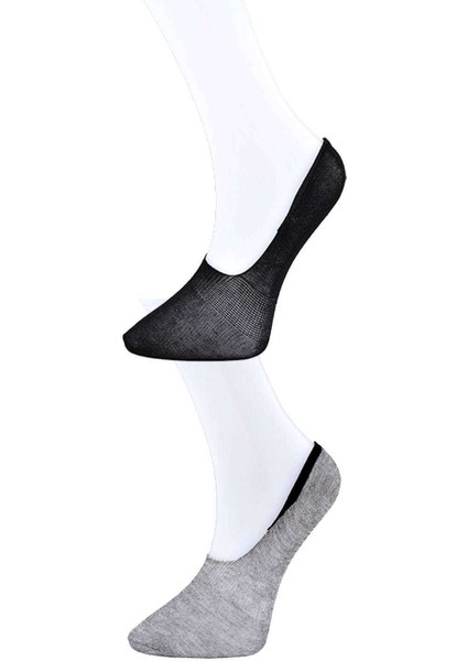 Siyah ve Gri Kadın Babet Çorap 6 Çift fiyatları