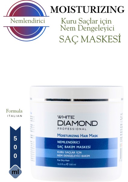 Kuru ve Yıpranmış Saçlar Için Nem Terapi Saç Bakım Seti Şampuan, Serum, Maske