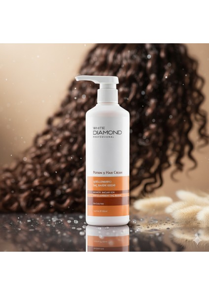 Durulanmayan Kıvırcık Saçlar Için Şekillendirici Bukle Belirginleştirici Saç Bakım Kremi 500 ml fırsatları