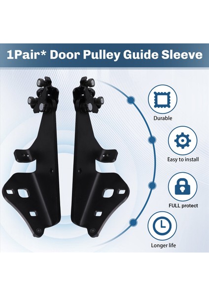 1paır Kapı Silindir Kılavuzu Rail 8200497763 8200497643 Renault Kangoo Için Iı 2008-2019 Kapı Rehberi Sol Sol Altta (Yurt Dışından) fırsatları