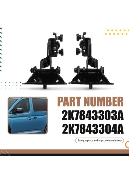 1paır Sürgülü Kapı Merkezi Kılavuzu Demiryolu 2K7843303A 2K7843304A Vw Caddy 5V Sb 2020-2025 Merkez Sürgülü Kapı Silindir (Yurt Dışından) indirimleri