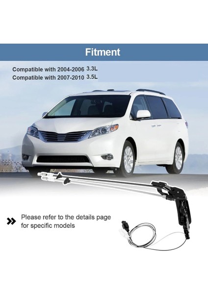 85620-08042 6963108030 924-550 Güç Sürgülü Kapı Kablosu Kiti Arka Sağ Toyota Sienna Için Motor 2004-2010 (Yurt Dışından) modelleri