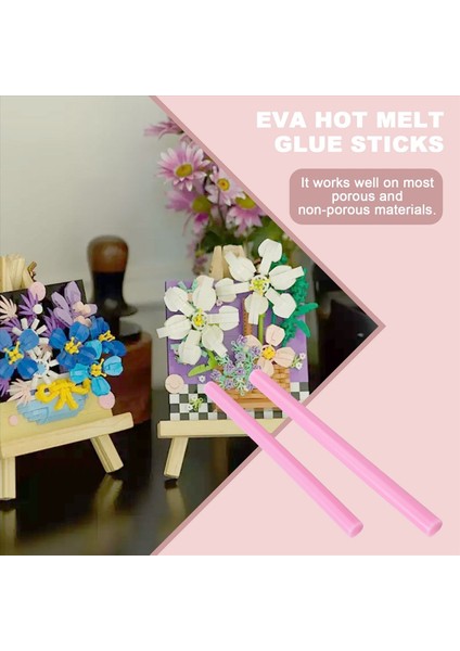 10PCS 100MM x 7mm Yapıştırıcı Sıcak Eriyik Tutkal Çubukları Sıcak Eriyik Tutkal Tabancası Pembesi (Yurt Dışından) fırsatları