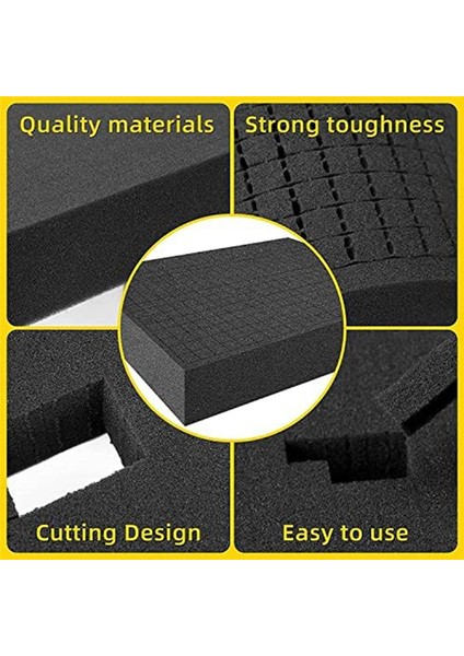 Izgara Köpük Küp Kuaması 2 Adet 400X300X50MM/2 Adet 400X300X10MM Takım Kutusu Kamera Kılıfı Köpük Kılıf Ekleme Araç (Yurt Dışından) indirimleri