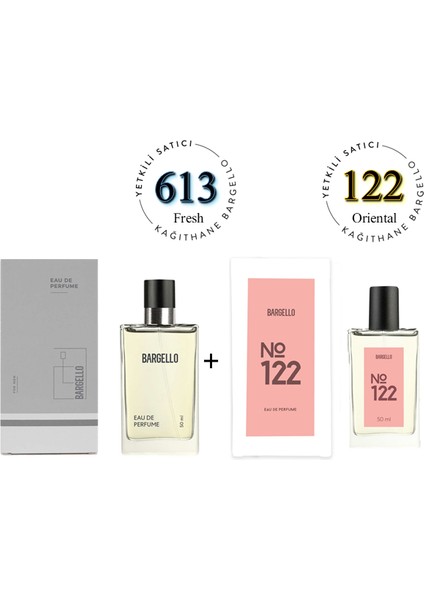 613 + 122 Erkek / Kadın Parfüm Edp Fresh / Oriental - MNMS613122