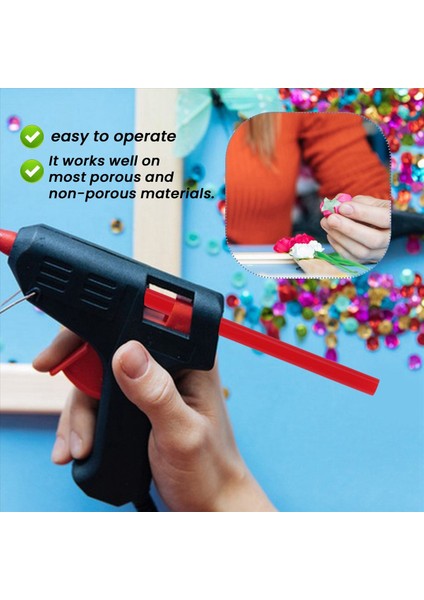 20PCS Kırmızı Sıcak Eriyik Tutkal Tabancası Yapıştırıcı Çubukları Zanaat Modeli Için 7X100MM (Yurt Dışından) indirimleri