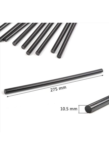 30 Adet Sıcak Tutkal Çubukları 270 X11MM Siyah Sıcak Eriyik Yapıştırıcı Çubukları Araba Gövdesi Dişli Onarım Kaldırma El Sanatları Diy Projeleri (Yurt Dışından) modelleri