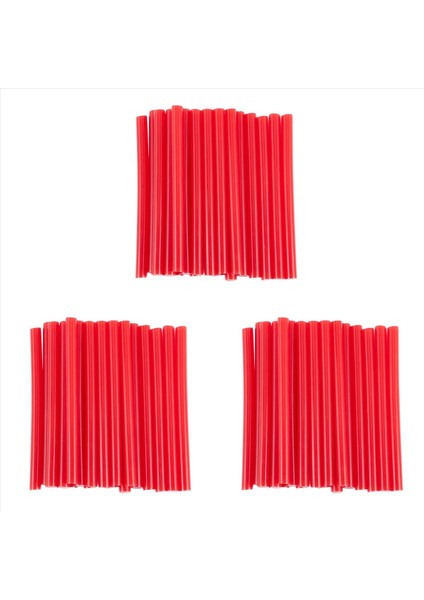 60PCS Kırmızı Sıcak Eriyik Tutkal Tabancası Yapıştırıcı Çubukları Zanaat Modeli Için 7X100MM (Yurt Dışından)