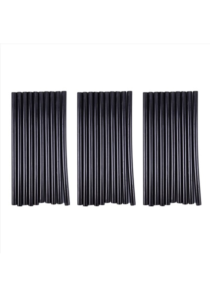 30 Adet Sıcak Eriyik Yapıştırıcı Yapıştırıcı Çubuklar 150X7MM Siyah (Yurt Dışından)