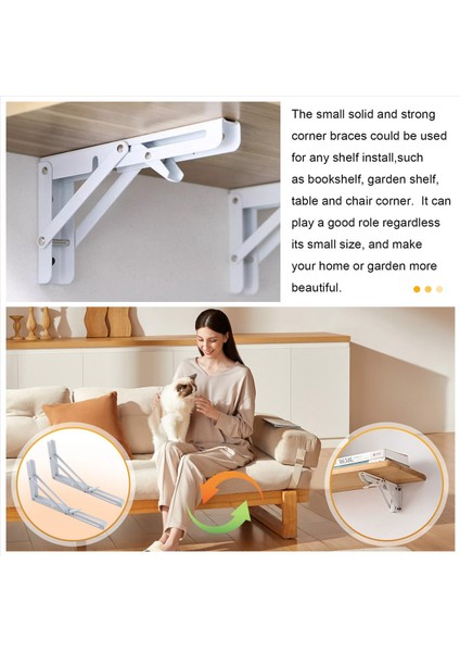 2pcs Katlanır Raf Braketleri Dıy Duvara Montajlı Mobilya Alanı Garaj Iş Istasyonu Için Tasarruf (Yurt Dışından) fırsatları