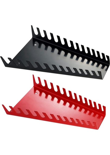 2 Paket Metal Anahtar Organizatörü- Premium Anahtar Tutucu Tepsisi Whench Için Duvara Monte Depolama Çözümleri (1 Kırmızı ve 1lblack (Yurt Dışından)