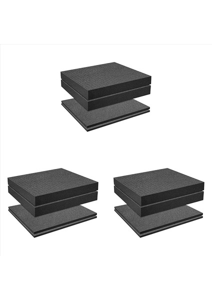 Izgara Köpük Küp Kuaması 6 Adet 400X300X50MM/6 Adet 400X300X10MM Takım Kutusu Kamera Kılıfı Köpük Kılıf Ekleme Araç (Yurt Dışından)