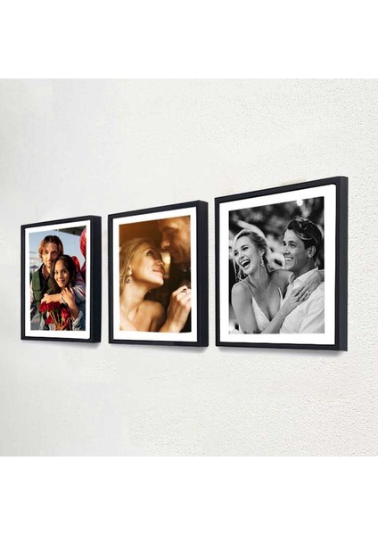 Yapışan SökTak Siyah Kare Fotoğraf Çerçevesi 3'lü Paket fiyatları