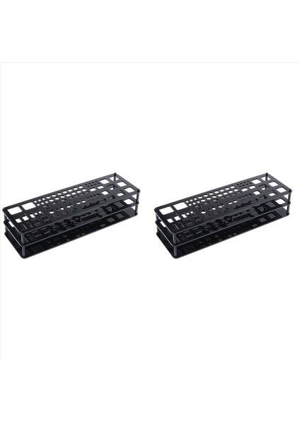 2x Tornavida Depolama Rafı Tutucu Tornavida Organizatörleri Onaltılı Çapraz Vidalı Tiyatro Rc Araçları Kit Organizatörleri 63 Delik (Yurt Dışından)