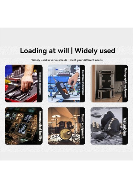 Önceden Kesilmiş Sünger Depolama Kutusu Koruyucusu Organizatör Donanım Araç Kutusu ile Su Geçirmez Sert Taşıma Çantası Aracı Kasa (Yurt Dışından) fırsatları