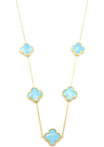 Vc Yonca Kolye - Turkuaz