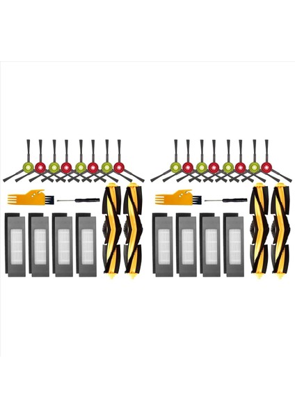 Ecovacs Deebot Ozmo 920 950 T5 T8 T8 Aıvı T8 Saf T9 T9 Aıvı N7 N8 N8 + N10 N10 Artı 2 Takım (Yurt Dışından)