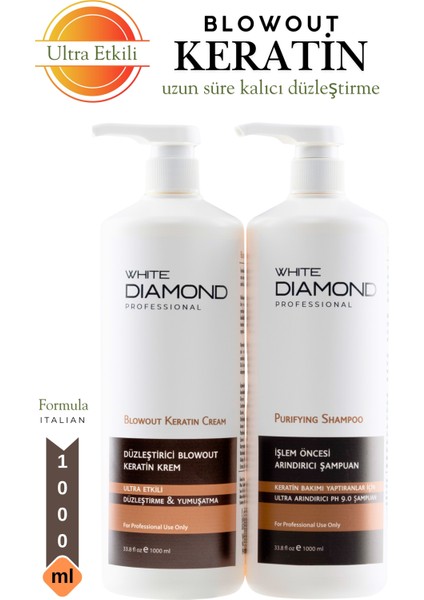 Blowout Keratin Profesyonel saç bakım ultra etkili düzleştirici&canlandırıcı