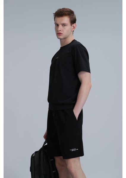 Antony Modern Grafik T- Shirt Siyah modelleri