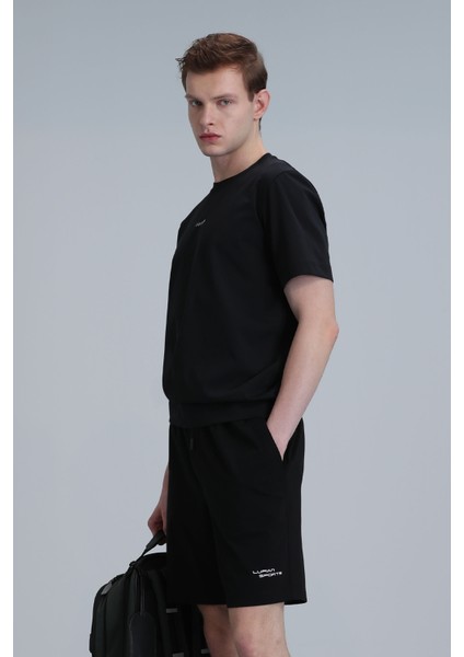 Antony Modern Grafik T- Shirt Siyah indirimleri