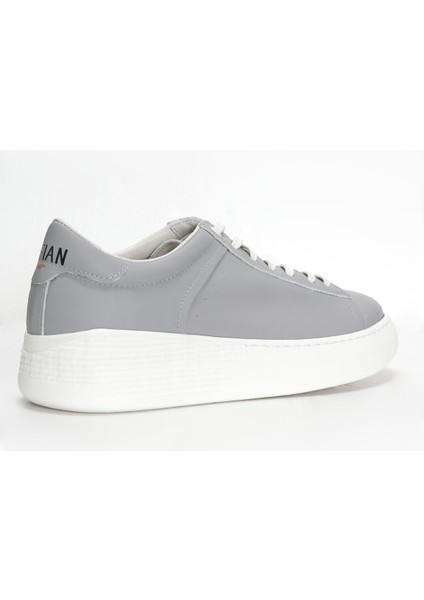 Frank Erkek Deri Sneaker Ayakkabı Gri fiyatları