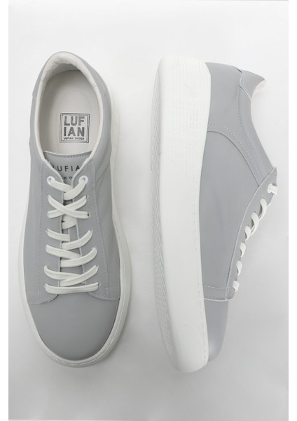 Frank Erkek Deri Sneaker Ayakkabı Gri indirimleri