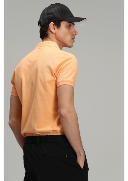 Laon Spor Polo Yaka Erkek Tişört Siyah