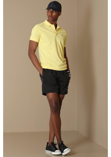 Laon Spor Polo Yaka Erkek Tişört Siyah fırsatları