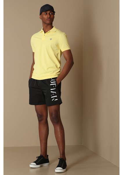 Laon Spor Polo Yaka Erkek Tişört Siyah indirimleri